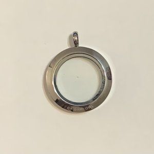 Origami Owl Hinged Silver Locket